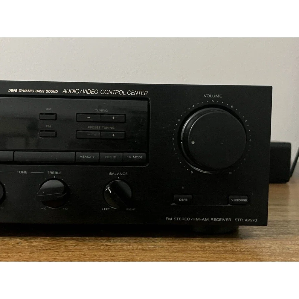 Sony STR-AV270X AM/FM Stereo Receiver Audio Video Control Center TESTED WORKING